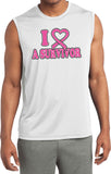 Breast Cancer Shirt I Heart a Survivor Sleeveless Competitor Tee - Yoga Clothing for You