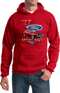 Ford Hoodie 1977 Mustang Hooded Sweatshirt - Yoga Clothing for You