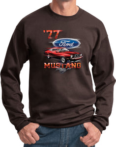 Ford Sweatshirt 1977 Mustang Pullover Sweat Shirt - Yoga Clothing for You