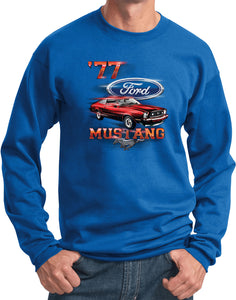 Ford Sweatshirt 1977 Mustang Pullover Sweat Shirt - Yoga Clothing for You