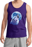 Wolf and Moon Tank Top Call of the Wild - Yoga Clothing for You