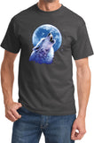 Wolf and Moon T-shirt Call of the Wild Tee - Yoga Clothing for You