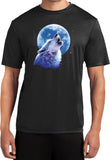 Wolf and Moon T-shirt Call of the Wild Moisture Wicking Tee - Yoga Clothing for You