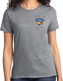 Ladies Ford Mustang T-Shirt Genuine Parts Pocket Print - Yoga Clothing for You