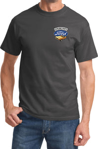 Ford Mustang T-shirt Genuine Parts Pocket Print - Yoga Clothing for You