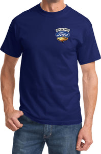 Ford Mustang T-shirt Genuine Parts Pocket Print - Yoga Clothing for You