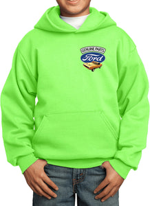 Kids Ford Mustang Hoodie Genuine Parts Pocket Print - Yoga Clothing for You