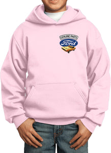 Kids Ford Mustang Hoodie Genuine Parts Pocket Print - Yoga Clothing for You