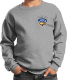 Kids Ford Mustang Sweatshirt Genuine Parts Pocket Print - Yoga Clothing for You