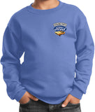 Kids Ford Mustang Sweatshirt Genuine Parts Pocket Print - Yoga Clothing for You