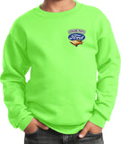 Kids Ford Mustang Sweatshirt Genuine Parts Pocket Print - Yoga Clothing for You