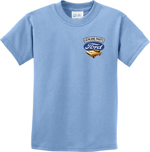 Kids Ford Mustang T-shirt Genuine Parts Pocket Print - Yoga Clothing for You