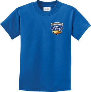 Kids Ford Mustang T-shirt Genuine Parts Pocket Print - Yoga Clothing for You