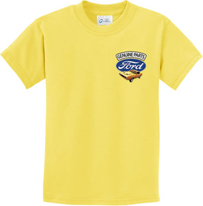 Kids Ford Mustang T-shirt Genuine Parts Pocket Print - Yoga Clothing for You