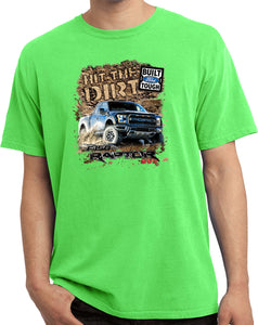 Ford F-150 T-shirt Hit The Dirt Pigment Dyed Tee - Yoga Clothing for You