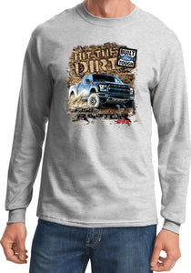 Ford F-150 T-shirt Hit The Dirt Long Sleeve - Yoga Clothing for You