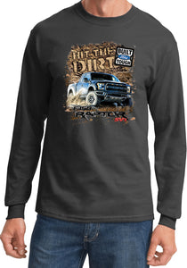 Ford F-150 T-shirt Hit The Dirt Long Sleeve - Yoga Clothing for You