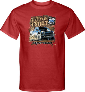 Ford F-150 T-shirt Hit The Dirt Tall Tee - Yoga Clothing for You