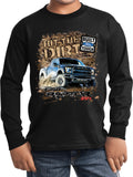 Kids Ford F-150 T-shirt Hit The Dirt Youth Long Sleeve - Yoga Clothing for You