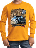 Kids Ford F-150 T-shirt Hit The Dirt Youth Long Sleeve - Yoga Clothing for You