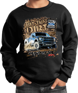 Kids Ford F-150 Sweatshirt Hit The Dirt - Yoga Clothing for You