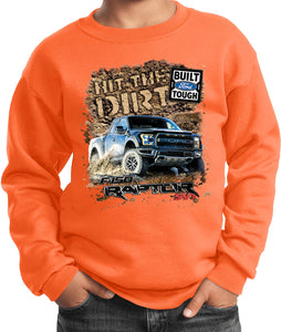 Kids Ford F-150 Sweatshirt Hit The Dirt - Yoga Clothing for You