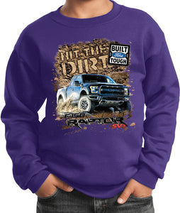 Kids Ford F-150 Sweatshirt Hit The Dirt - Yoga Clothing for You