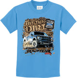 Kids Ford F-150 T-shirt Hit The Dirt Youth Tee - Yoga Clothing for You