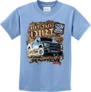 Kids Ford F-150 T-shirt Hit The Dirt Youth Tee - Yoga Clothing for You