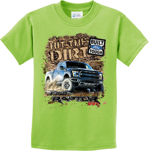 Kids Ford F-150 T-shirt Hit The Dirt Youth Tee - Yoga Clothing for You