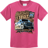 Kids Ford F-150 T-shirt Hit The Dirt Youth Tee - Yoga Clothing for You