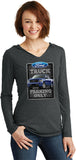 Ladies Ford Truck T-shirt Parking Sign Tri Blend Hoodie - Yoga Clothing for You