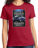 Ladies Ford Truck T-shirt Parking Sign - Yoga Clothing for You