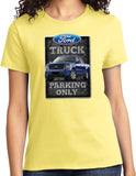 Ladies Ford Truck T-shirt Parking Sign - Yoga Clothing for You