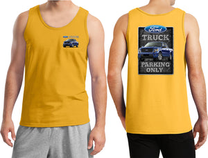 Ford Truck Tank Top Parking Sign Front and Back - Yoga Clothing for You