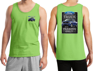 Ford Truck Tank Top Parking Sign Front and Back - Yoga Clothing for You