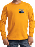 Ford F-150 Truck Pocket Print Youth Kids Long Sleeve Shirt - Yoga Clothing for You