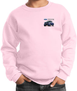 Kids Ford F-150 Truck Sweatshirt Pocket Print - Yoga Clothing for You