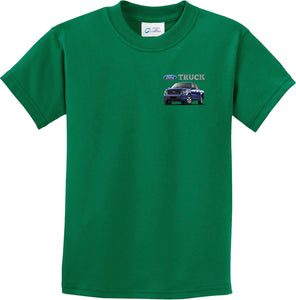 Kids Ford F-150 Truck T-shirt Pocket Print Youth Tee - Yoga Clothing for You