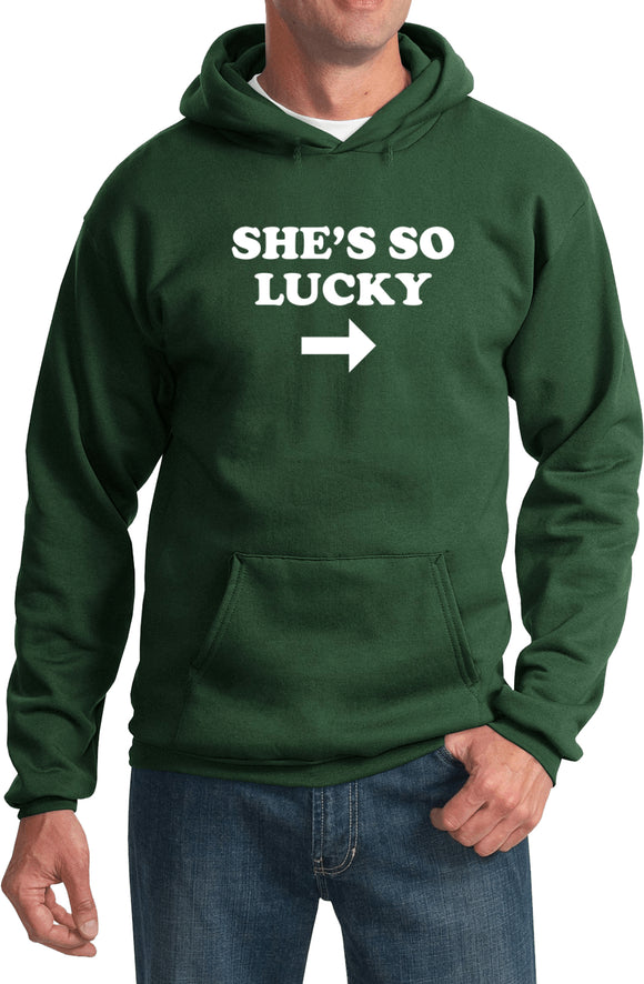 St Patricks Day Shes So Lucky Hoodie - Yoga Clothing for You