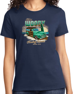 1946 Ford Woody Ladies Shirt - Yoga Clothing for You