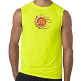 Mens "Sleeping Sun" Muscle Tee Shirt - Yoga Clothing for You