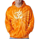 Mens Tie Dye Om Symbol Hoodie - Yoga Clothing for You - 5