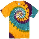 Mens Sketch Lotus Tie Dye Tee - Yoga Clothing for You - 4