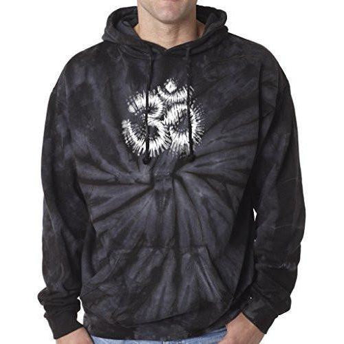 Mens Tie Dye Om Symbol Hoodie - Yoga Clothing for You - 1