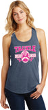 Ladies Breast Cancer Tank Top Tackle Cancer Racerback - Yoga Clothing for You