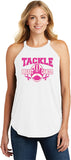 Ladies Breast Cancer Tank Top Tackle Cancer Tri Rocker Tanktop - Yoga Clothing for You