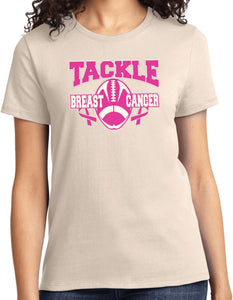 Ladies Breast Cancer T-shirt Tackle Cancer Tee - Yoga Clothing for You