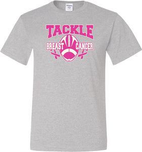 Breast Cancer T-shirt Tackle Cancer Tall Tee - Yoga Clothing for You