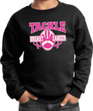 Kids Breast Cancer Sweatshirt Tackle Cancer - Yoga Clothing for You